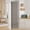 Gray, variant on 70.5" Fluted Tall Corner Cabinet, 4-Tier Corner Pantry Storage Cabinet with 2 Adjustable Shelves for Kitchen, Dining Room, White