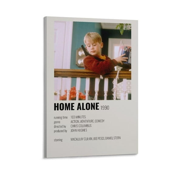 Home Alone Poster Classic Movie Vintage Posters Wall Art Poster Scroll Canvas Painting Picture Living Room Decor Home