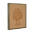thumbnail image 3 of Stupell Industries Organic Mushroom Detailed Study Graphic Art Luster Gray Floating Framed Canvas Print Wall Art, Design by Ziwei Li, 3 of 6