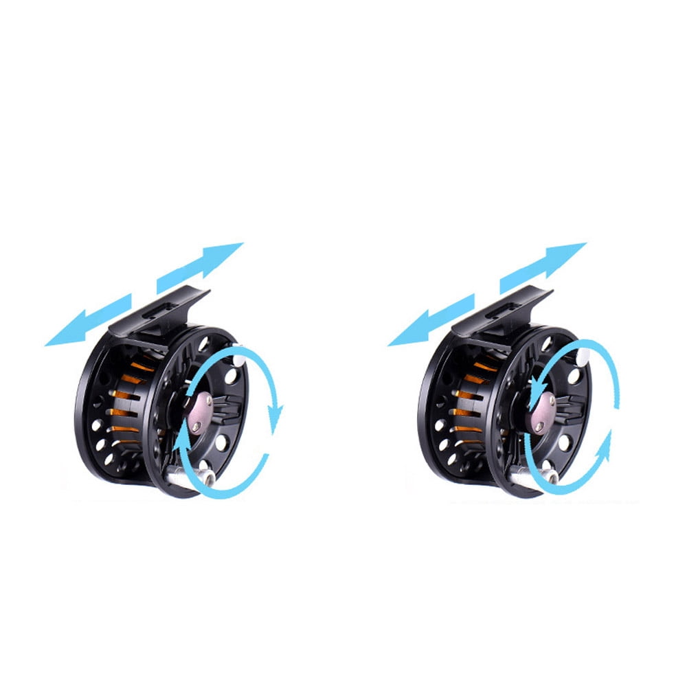 Fish Reel Fishing 3BB Ball Bearing Full Metal Fly Fish Reel Former Rafting Ice Fishing Vessel Wheel Left/Right Interchangeable