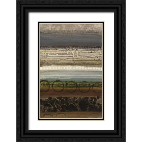 Rodriguez, Selina 13x18 Black Ornate Wood Framed with Double Matting Museum Art Print Titled - Flux
