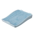 thumbnail image 4 of Alfombrilla para Gato Antideslizante con Doble Capa Y Canal Inclinado Captura Pellets Material PP Resistente Fácil de Limpiar Adecuada para Protección Azul, 4 of 8