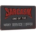 thumbnail image 1 of Funny Sarcastic Metal Signs for Garage, Man Cave Home Bar Sign Music Decor Gifts Wall Decor Music Lovers Gifts for Men - 12x8 Inches, 1 of 7