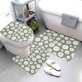 thumbnail image 3 of Bathroom Rugs Sets 3 Piece - comical Math Symbol Print Absorbent Non Slip Bath Mats, U-Shape Toilet Lid Cover, Contour Mat, Soft Washable Shower Mats Bath Rug Mat for Bathroom Tub Toilet, 3 of 7