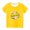 Yellow, variant on TFEOQRY Children Boys Girls Fashion Blouses Shirts Easter Cute Flower Easter Eggs Printed Round Neck Short Sleeve Top