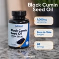 thumbnail image 6 of Nutricost Black Cumin Seed Oil Supplement - 120 Softgels, 1000mg per Serving, 60 Servings, 6 of 9