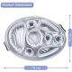 thumbnail image 2 of Inflatable Drink Holder, 8 Holes Floating Pool Bar, Drink Cup Holder Fruit Salad Buffet Pool Adult Accessories for Pool Beach Party Fun (Gray), 2 of 5