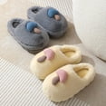 thumbnail image 5 of Zapatillas de algodón con forma de setas para mujer, suela gruesa, otoño e invierno, parejas, zapatillas de algodón antideslizantes para interiores, zapatillas peludas de dibujos animados para el hoga, 5 of 5