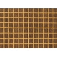 thumbnail image 1 of Ahgly Company Indoor Rectangle Checkered Brown Modern Area Rugs, 3' x 5', 1 of 4