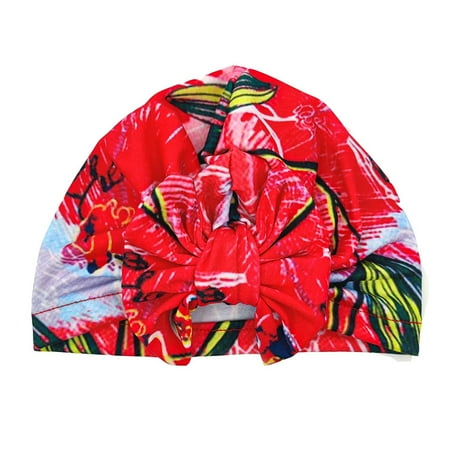 

LBECLEY Toddler Hats Boys Age 2-4 Baby Girls Letter Toddler Turban Bowknot Elastics Print Cap Boys Floral Hat Baby Care Baby Rainbow Winter Hat A One Size