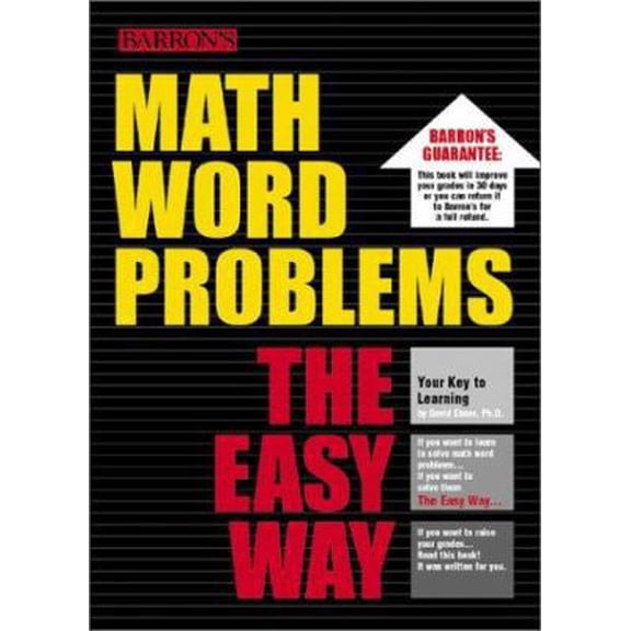 Pre-Owned Math Word Problems the Easy Way (Easy Way Series) (Paperback) 0764118714 9780764118715