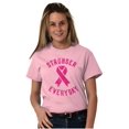 thumbnail image 4 of Breast Cancer Stronger Everyday Women's Graphic T Shirt Tees Brisco Brands S, 4 of 6