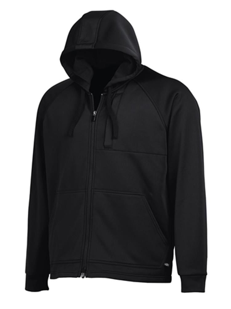 Mens Tactical Full Zip Bonded Fleece Hoodie Black 2X Walmart