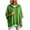 Green, variant on Womens Sweatshirt Plus Size Casual 3/4 Sleeve Hooded Sweatshirts Oversized Pullover Shirts Tops Winter Loungewear Outfits