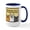 White/Navy Inside, variant on CafePress - Wh9.5X7r Ceramic Mug - 15 oz Ceramic Large White Novelty Mug