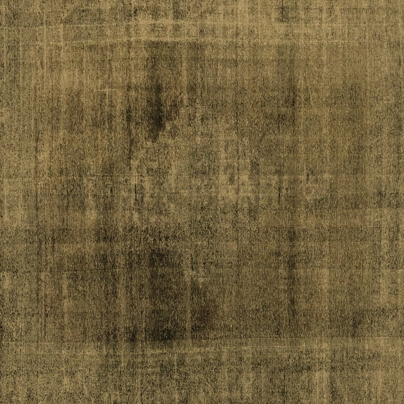 Ahgly Company Indoor Square Abstract Brown Modern Area Rugs, 7' Square