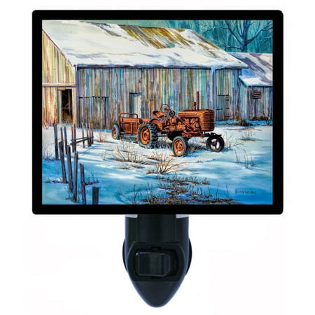 Night Light - Photo Light - Retired - Country Tractor - (Best Countries For Retirees)
