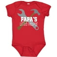 thumbnail image 3 of Inktastic Papa Little Helper Boys Baby Bodysuit, 3 of 5
