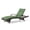 Multibrown/Jungle Green, variant on Anthony Outdoor Wicker Adjustable Chaise Lounge with Arms and Cushion, Multibrown, Red