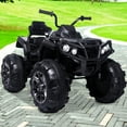 thumbnail image 2 of Ride on Car ATV for Kids, 4 Wheeler ATV with Two Speeds, Electric Kids Ride on Toys, Kids Cars Birthday Gifts with Headlights, MP3 Player, 12V Battery Operated Ride on Car, Q11318, 2 of 13