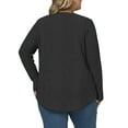 thumbnail image 4 of NISVIYA Womens Plus Size Casual Winter Tops Long Sleeve Tees Cute Ribbed Knit Pullover, 4 of 6