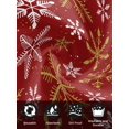 thumbnail image 7 of Christmas Yellow Snowflake Cloth Napkins Set of 8 Reusable Dinner Napkins, Winter Xmas Classic Red Cocktail Napkin Washable Table Napkins for Wedding/Holiday Party/Baby Shower 20"x20", 7 of 7
