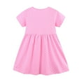 thumbnail image 4 of Gubotare Girls Summer Dresses Boho Baby Toddler Girls Dress Clothes Spring Summer Short Sleeve Casual Sundress Outfits Clothing Pink Butterfly Size 5-6T (Pink,5-6 Years), 4 of 6