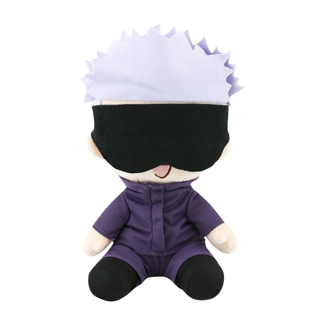 Jujutsu Kaisen - Juguete de peluche, mini Sato-ru Gojo, muñeca de peluche de dibujos animados Ge-to Sug-uru, almohada de figura de felpa de anime, regalos coleccionables y de cumpleaños 9.8''