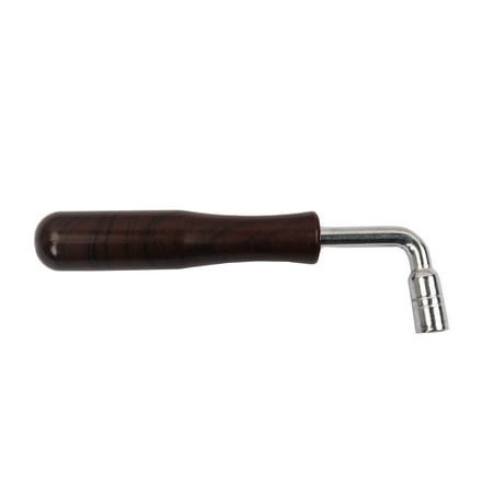 

Square Shape Hard Steel Piano Tuning Hammer Wrench Tuner Spanner Tool Brown shaft