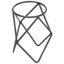 PENIKOKO 1Pcs Tall Crystal Ball Stand Hydroponic Vase Storage Rack Iron And Glass