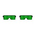 thumbnail image 2 of stanreset LED Glasses Light Up Glow Flashing Eyewear Nightclub Party Decor green 2Set, 2 of 6