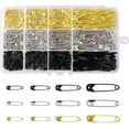 thumbnail image 1 of Safety Pins, 540 Pcs Premium Safety Pins, 4 Sizes Durable Rust-resistant Safety, 1 of 5