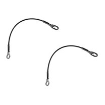 DAMAIJOY Rear Tailgate Cables Pair Set 2pc for Nissan for Frontier off-Road 05-08 & SE 05-10 & LE/XE 05-15 & PRO-4X 09-18 & S/SL/SV 11-18 & Desert Runner 13-18 Truck