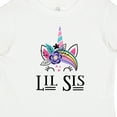 thumbnail image 4 of Inktastic Little Sister Unicorn Lil Sis Girls Baby T-Shirt, 4 of 5