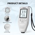 thumbnail image 4 of Digital Coating Thickness Gauge, 0-2000um 3 Units Auto Detection Paint Coating Thickness Gauge, Professional FE NFE Coating Thickness Tester for Industrial, Auto Power Off, 4 of 7