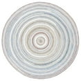 thumbnail image 4 of SAFAVIEH Cape Cod Linda Abstract Dots Polyester Area Rug, Ivory/Pink, 7' x 7' Round, 4 of 4