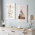 thumbnail image 4 of Carteles de Feliz Navidad, muñeco de nieve, Papá Noel, pino, árbol, bosque, pájaro, coche, regalo, arte de pared, impresiones en lienzo, imágenes, vacaciones, decoración del hogar, 4 of 4