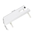 thumbnail image 2 of PAMINGONO 1Set Sewing Machine Extension Table Plastic White For Home Users Work Area Expansion Stable Fabric Handling, 2 of 8