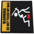 thumbnail image 1 of a refined and professional product description for your **Novelty Warning Patch**:\n\n \n\n### 🌟 **Novelty Warning Patch – Self Adhesive Embroidery, 1 of 4