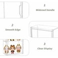 thumbnail image 5 of Acrylic Display Case for Collectibles 3 Tier Figure Display Case with 2 Movable Plates Clear Display Cases for Figures with Magnetic Door Tall Display Box, 2 Pack, 5 of 7