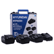 thumbnail image 1 of Kit de Baterías Hyundai 3 Baterías 4.0 Mah 1 Cargador para Herramienta 20v, 1 of 9