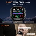 thumbnail image 2 of Smart Watch for Men Fitness Tracker: Military Waterproof Make Answer Call Digital Mens Watches Running Step Pedometer Smartwatch, 2 of 7