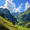 Alpine Valley, variant on Ocean Beach Canvas Print, Coastal Wall Art for Living Room, Office, Bathroom, Coastal Home Decor