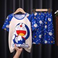 thumbnail image 1 of Conjunto de pijamas Kawaii Sanrioed Kuromi para niños, ropa de dormir de verano para niños y niñas, ropa de casa de dibujos animados de Anime, Cinnamoroll, HelloKitty, nuevo, 1 of 5