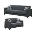 thumbnail image 2 of Armada Dark Gray Fabric Loveseat, 2 of 4