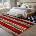 thumbnail image 4 of Large Area Rugs for Living Room Bedroom, American Flag 5'x8' Rug Washable Carpet Runner Indoor Outdoor, Vintage USA Flag Wooden Non Slip Floor Mats Rug for Kitchen, Bathroom, 4 of 8