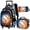 Baseball-001-Backpack Set, variant on Boys Rolling Backpack for Kids - Sport Kids Rolling Backpack with Wheels for Elementary Middle School Students - Roller School Bookbag Aged 6-18, Wheeled Travel Bag Large Capacity
