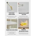 thumbnail image 3 of Newest Marble Tulip Table, White Round Dining Table with MDF Top and Steel Base for Kitchen & Living Room, 3 of 13