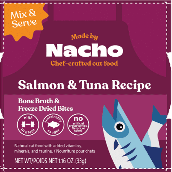 Nacho Freeze Dried Tuna with Bone Broth Mixin