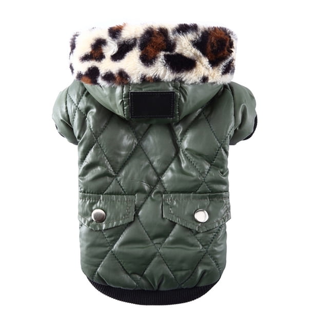 Ropa de perro del animal doméstico Invierno Casual Ropa de abrigo Teddy Chaqueta de peluche